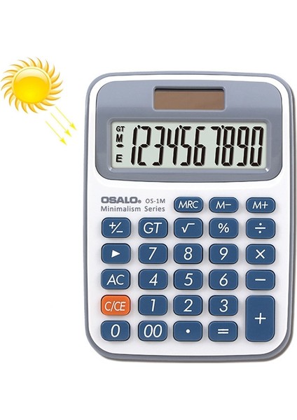10 Rakam LCD Ekran Güneş Iki Güç Hesaplayıcı (Yurt Dışından)