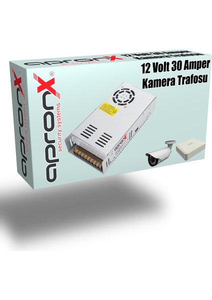 APX-1230A 12V-30A Metal Adaptör