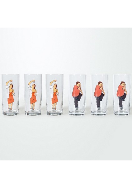 Hassas Denge Kadın-Erkek Rakı Kadehi 6'lı Set