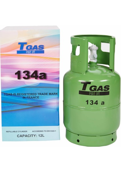 T Gas 134 A -12 kg Freon Klima Gazı / Geri Dönüşümlü Tüpte