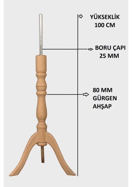 Ahşap Dekoratif Terzi Mankeni Ayağı fiyatları