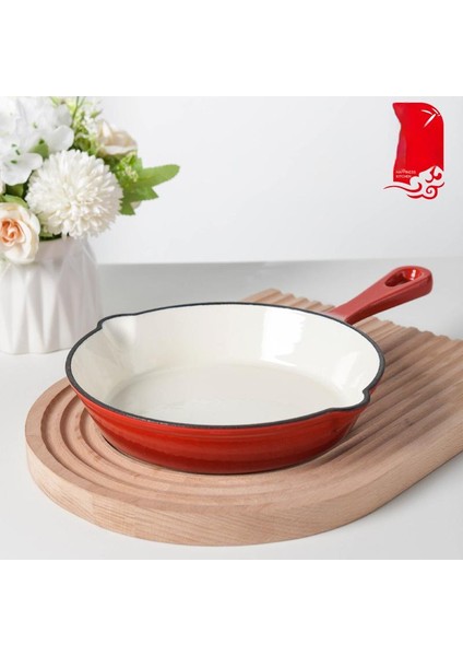 Enjoy Home Emaye Düz Tabanlı Yapışmaz Tava Ev Küçük Kızartma Tavası Indüksiyon Ocak Gaz Sobası Genellikle Uygulanabilir (Yurt Dışından)