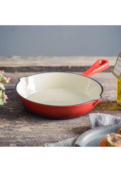 Enjoy Home Emaye Düz Tabanlı Yapışmaz Tava Ev Küçük Kızartma Tavası Indüksiyon Ocak Gaz Sobası Genellikle Uygulanabilir (Yurt Dışından) modelleri