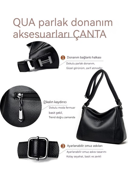 Enjoy Home Moda Büyük Kapasiteli Messenger Çanta Omuz Çantası (Yurt Dışından)