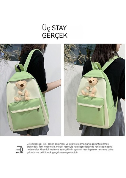 Enjoy Home Kadın Ilkokul Öğrencileri Dört Parçalı Ins Rüzgar Ortaokul Sevimli Üniversite Öğrencileri Büyük Kapasiteli Sırt Çantası (Yurt Dışından) fırsatları