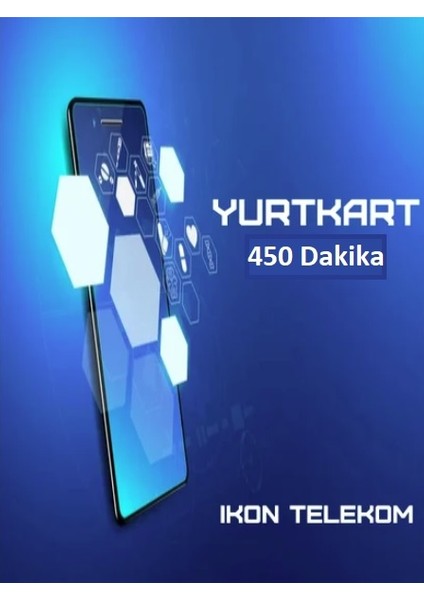 İkon Telekom YurtKart 450 Dakika