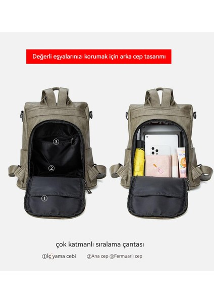 Bayanlar Yumuşak Deri Sırt Çantası Günlük Çanta (Yurt Dışından) fiyatları