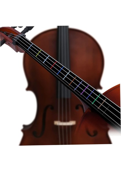 1-2 Şeffaf Çıkartma Keman-Nota-Etiket-Kolay Öğrenme-Sticker-Klavye-Çıkartma-Violin-Keman Aksesuar Kolayçalma