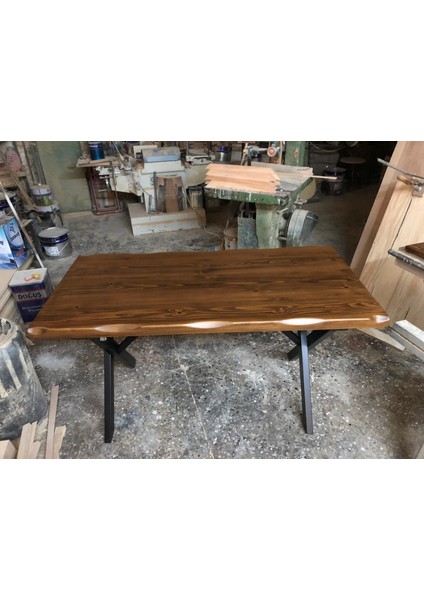 Ceviz Rengi Kütük Masa 70X140.CM