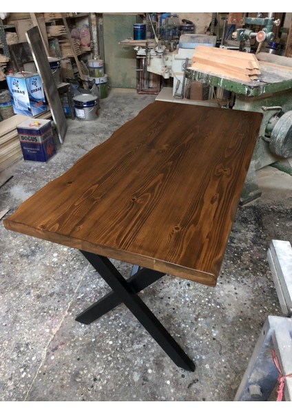 Ceviz Rengi Kütük Masa 70X140.CM
