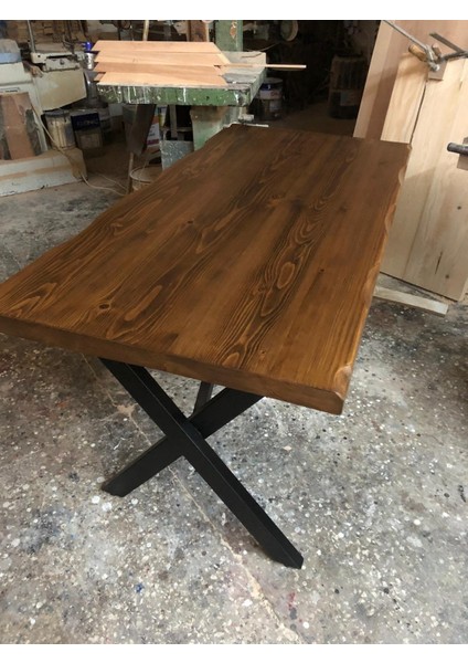 Ceviz Rengi Kütük Masa 70X140.CM