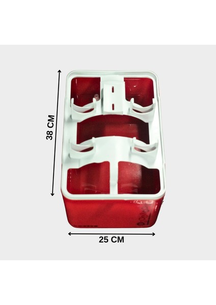 Waterlife Plus Su Arıtma Cihazı Boş Kasa (Kırmızı)