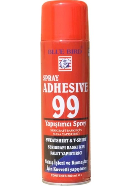 Nakış Yapıştırıcı 99 Sprey 500ML / BLUE.017