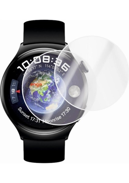 Huawei Watch 4 Ekran Koruyucu Şeffaf Esnek Tpu Film 2 Adet