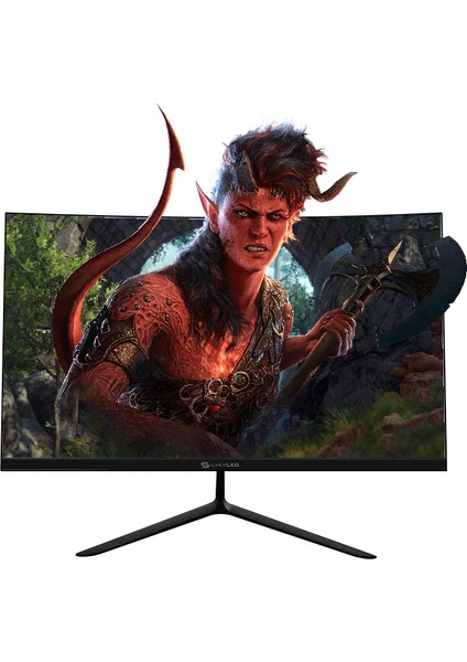 SL-Q24 24" 4Ms 75Hz HDMI+VGA Curved Frameless Gaming Monitör