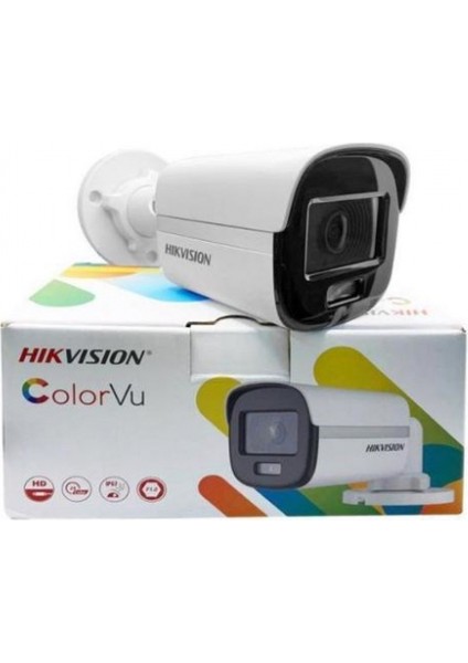 Hıkvısıon DS-2CE10DF0T-PF 2mpix 20MT Gece Görüşü, 3,6mm Lens, Full Time Color, Color Vu Bullet Kamera