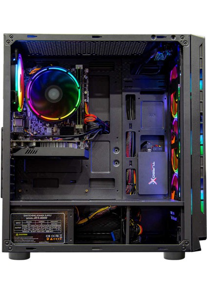 TX4107 Intel Core I5 3470 16GB Ram 1tb SSD 4gb GTX1050TI 23.6 Curved Monitör Freedos Masaüstü Oyun Bilgisayarı