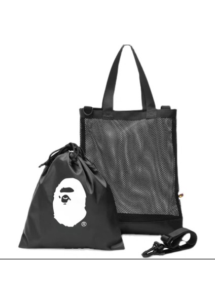 Bape Maymun Kafası Izgara Saklama Çantası 2'Li Set (Yurt Dışından)