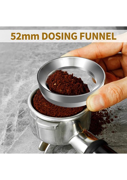51MM Kahve Tamper ve Espresso Distribütörü, Dozlama Hunisi Seti, Eşitleyici (Yurt Dışından)