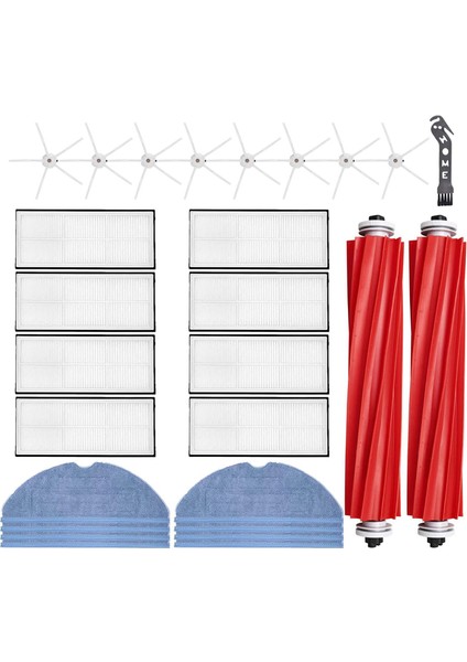 Xiaomi Roborock S7 S70 S7MAX Için Ana Yan Fırça Hepa Filtre Paspas Pedi (Yurt Dışından)