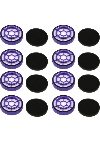 Puppyoo D-526 D526 Elektrikli Süpürge Filtreleri Parçaları Için 8 Adet Hepa Filtre (Yurt Dışından)