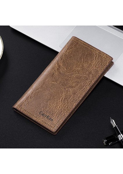 Erkek Uzun Kartlık Çoklu Kart Banka Kartı Tutucu Ince Cüzdan (Yurt Dışından) fiyatları