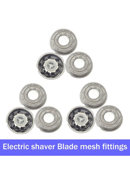 Flyco Razor Fr6 Tıraş Tıraş Makinesi Kafası Için 9 Adet Elektrikli Tıraş Bıçağı (Yurt Dışından)