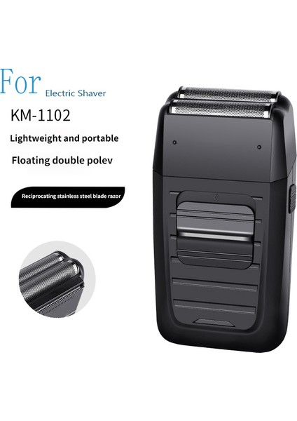 Kemei KM-1102 Clipper Tıraş Makinesi Parçaları Net Gümüş Için 1set Clipper Blade (Yurt Dışından)
