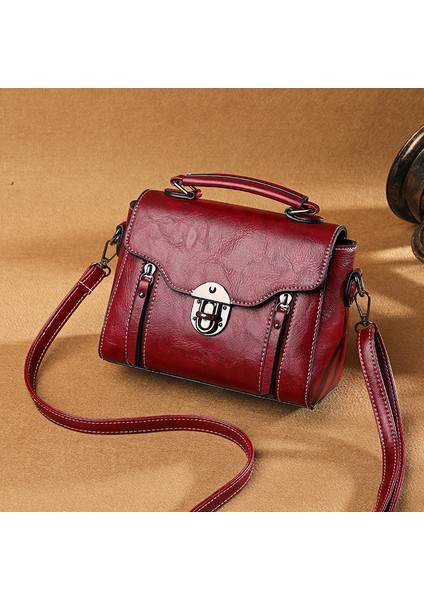 Retro Taşınabilir Omuzdan Askili Çanta Küçük Çok Yönlü Moda Küçük Kare Çanta (Yurt Dışından) fiyatları