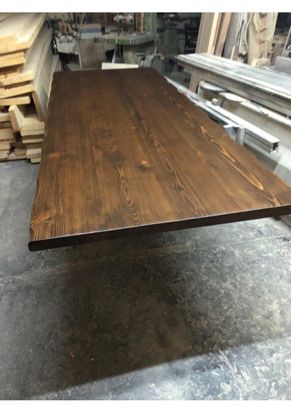 Kütük Masa Üstü Tablası Ceviz Rengi 240X100.CM