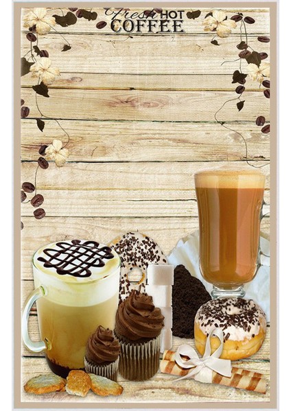 Dijital Baskı Yıkanabilir Kaymaz Taban Mutfak Halısı RVG2118 fiyatları