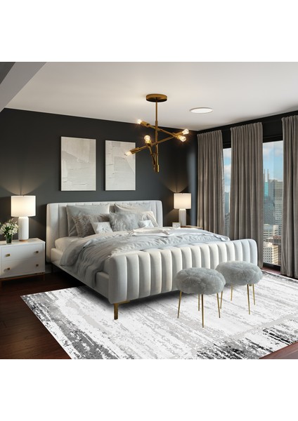 Nidor 64221 Serpme Desen Çerçeveli Halı indirimleri