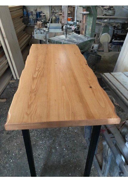 Kütük Bar Masası Naturel Kayın Rengi Ölçüsü 120X60.CM fırsatları
