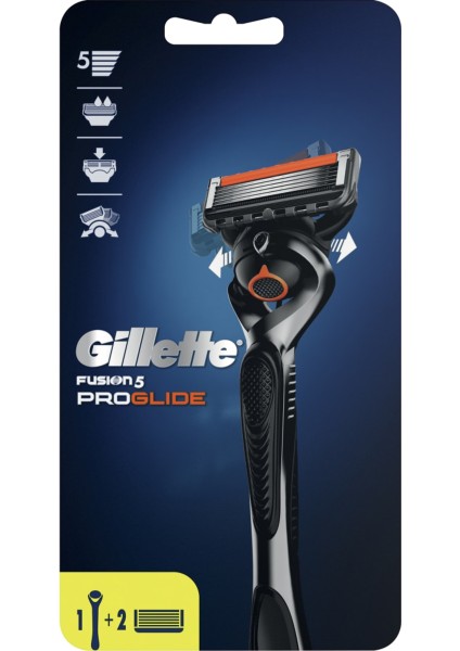 Fusion5 Proglide Tıraş Makinesi + 2 Yedek Başlık