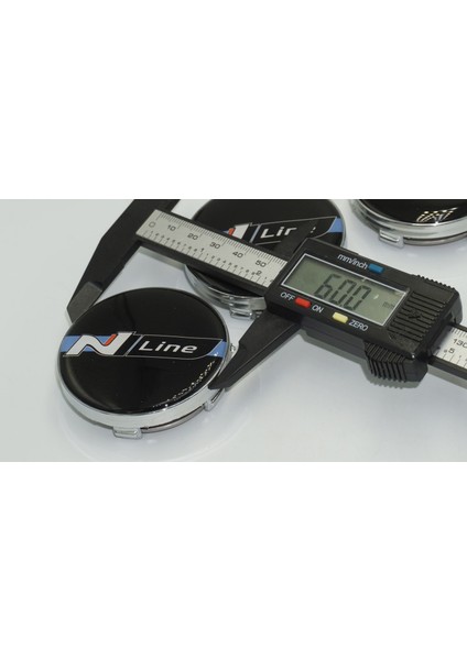 Hyundai N Line Logo Gümüş Siyah Jant Göbeği Kapak Seti 60MM indirimleri