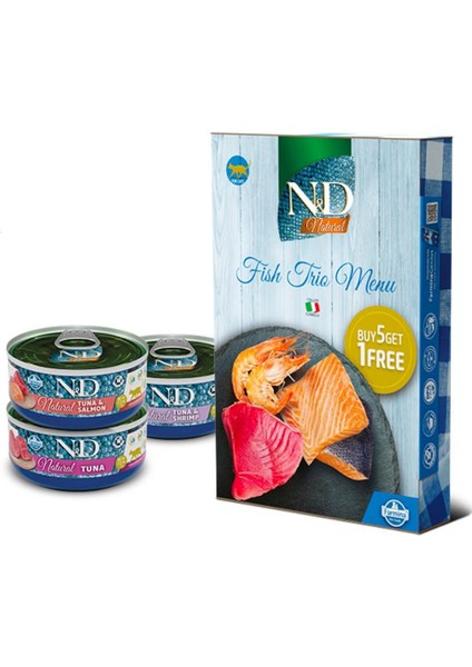 Nd Balık Çeşitleri Kedi Konservesi 70 gr 6 Al 5 Öde fırsatları