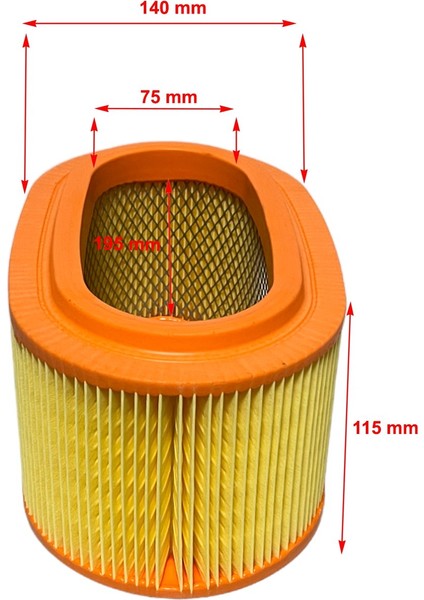 Hyundai H100 Kamyonet 2.5 Crdi-Tci-Td 2004 ve Sonrası Hava Filtresi fiyatları