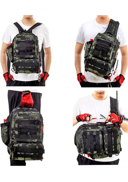 Sea Horse Explorer&back Pack Spin Çanta Camo