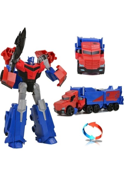 Can Oyuncak Transwarrıor Optimus Prime Arabaya Dönüşebilen Robot 20 cm