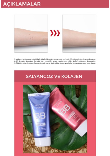 Perfect Cover Bb Krem Spf41 Pa+++ Kolajen Kore Bb Krem 50ml