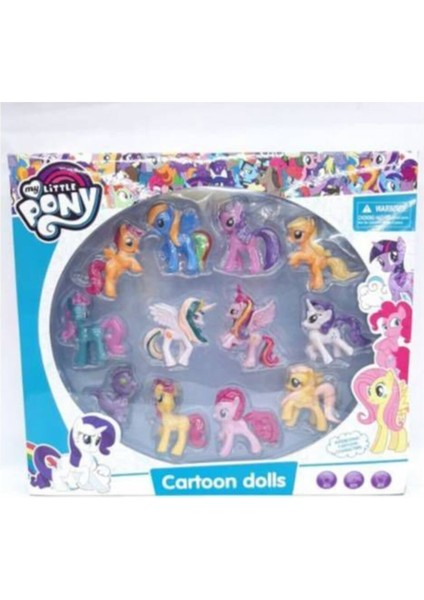 My Little Pony Oyuncak 12 Li Set Figür Oyuncak Pony Ler My Little Pony Oyuncakları 12LI