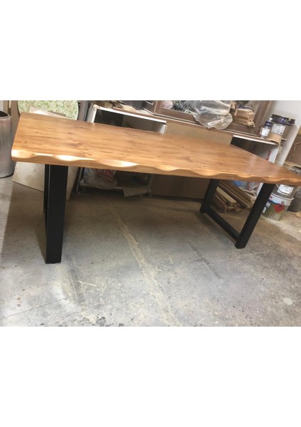 Kütük Salon Masası Açık Ceviz 200X100.CM