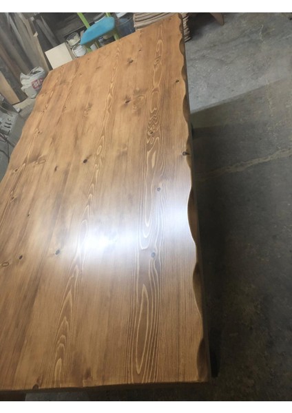 Kütük Salon Masası Açık Ceviz 200X100.CM