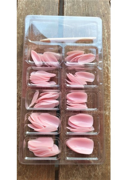 Mys 1 Kalite Yeni Sezon 100 Lü Tam Set Tırnak ( Pembe ) fiyatları