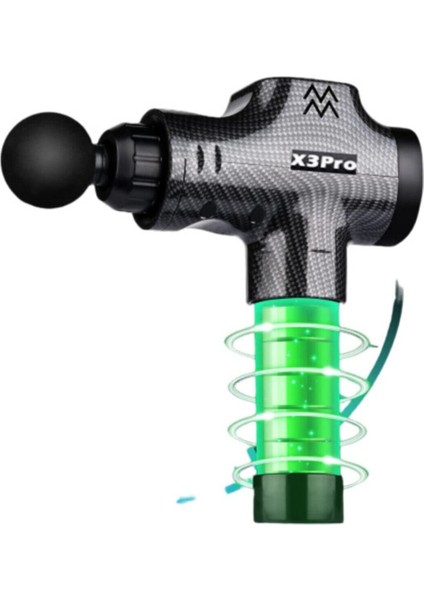 X3PRO Masaj Tabancası 24V Spor 30 Hız Vurmalı Süper Sessiz Fırçasız Motor fiyatları