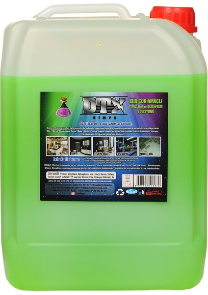 Kostiksiz 1/1-3 Konsantre Yağ Sök. Ixir Genel Temizlik Sıvısı 20 Litre