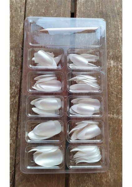 Mys 1 Kalite Yeni Sezon 100 Lü Tam Set Tırnak( Beyazfresh ) fiyatları