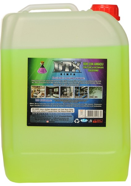 Kostiksiz 1/1-3 Konsantre Yağ Sök. Ixir Genel Temizlik Sıvısı 5 Litre