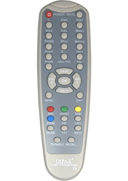 Kumanda 655 KR2007-İNPAX X2005-2006-2007-2008