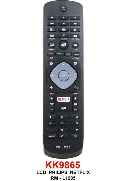 Kumanda 1154 KK9865-PHILIPS Netflix L1285 LCD